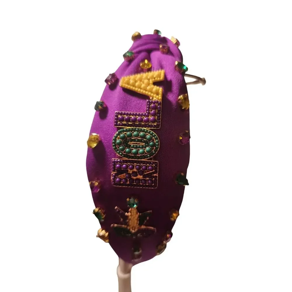 Mardi Gras Purple Knotted 